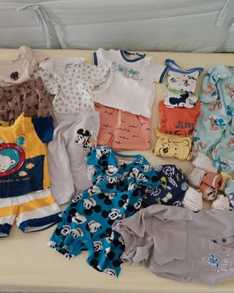 Abbigliamento bimbo 3-6-9-12-18 mesi 2 euro cad
