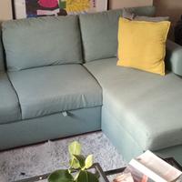 divano letto pari al nuovo con chaise longue