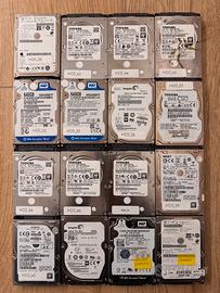 Lotto 01 - 16 Hard Disk 2.5” SATA da 250 a 640GB