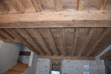 Solai in rovere, abete, larice antico