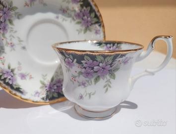 Tazza con piattino Royal Albert Caernarvon series