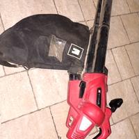 soffiatore e aspira foglie Einhell con sacco.