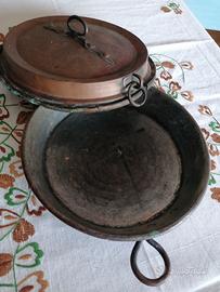 Pentola in rame '800