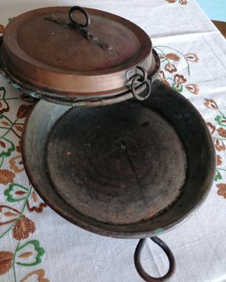 Pentola in rame '800