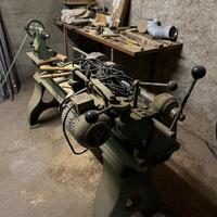 Tornio per legno professionale in ghisa – trifase