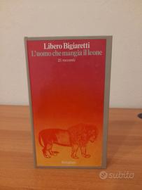 Libro Romanzo "L'uomo che mangia il leone "