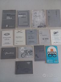 Manuali Uso & Manutenzione moto d'epoca varie 
