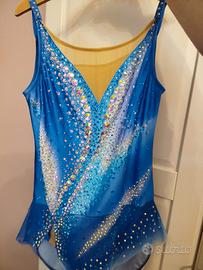 body ritmica blu 13 anni NUOVO