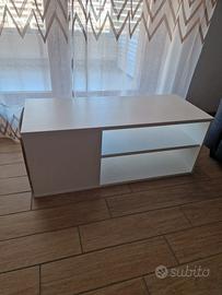 tavolino bianco 91x37cm