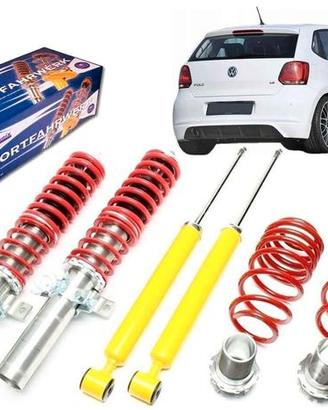 4 Ammortizzatori Sportivi Audi A1 VW Polo 9N 6R