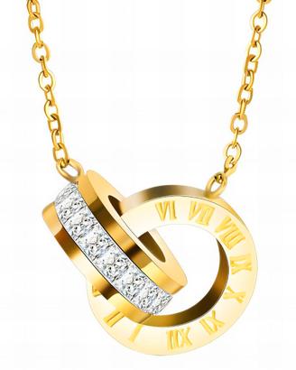 catena da dona rivestita in oro