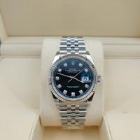 Rolex Datejust 36 126234 Nero Diamanti Nuovo 2024