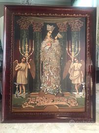 Stampa Su Tela Madonna Di Trapani Oleografia Musea