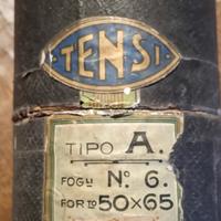 VECCHIO TUBO CARTA "TENSI "AL CLORURO D' ARGENTO 