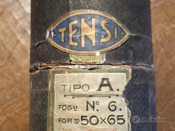 VECCHIO TUBO CARTA "TENSI "AL CLORURO D' ARGENTO 