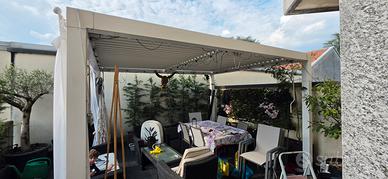 pergola 3.70x3.15x H 230