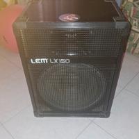  cassa lem lx150 attiva singola