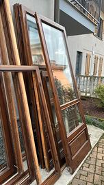 Serramenti in legno usati