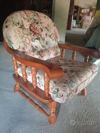 poltrona stile rustico