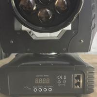 Testa Mobile LED”Bee Eye” RGBW con zoom