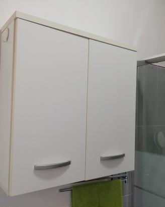 Armadietto bianco sospeso 60x60x20 