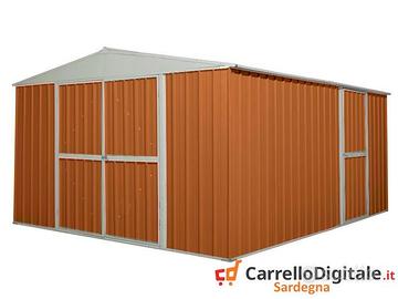 Box prefabbricato in acciaio 360x430 legno chiaro