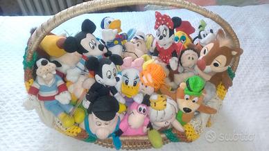 Collezione 28 pupazzi vintage personaggi diversi