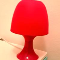 abat jour 2 lampade led fucsia bambina