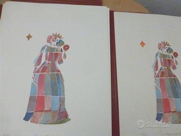 Serigrafie acquarellate - Massimo Carta - anni 90