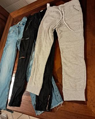 3 pz pantaloni ragazza