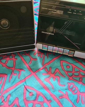 radiocassetta Minerva,