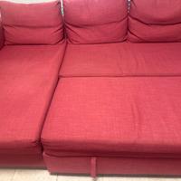 Divano letto Friheten ikea fucsia