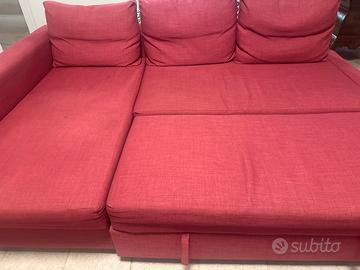 Divano letto Friheten ikea fucsia