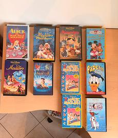 Lotto 10 VHS Disney Originali e Testate