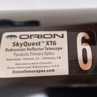 TELESCOPIO NEWTONIANO/DOBSON ORION SKYQUEST XT6