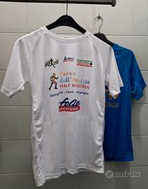 2 Magliette Tecniche Traspiranti Sport taglia S