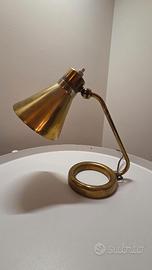 Lampada da tavolo ottone stile italiano anni60