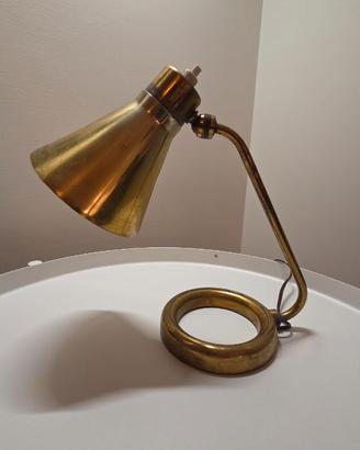 Lampada da tavolo ottone stile italiano anni60