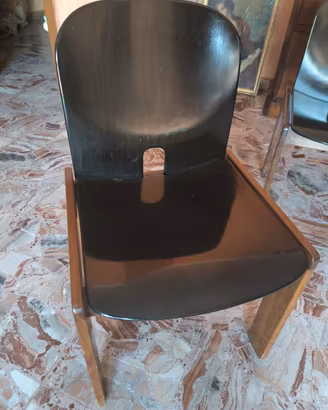 SET 4 SEDIE DA PRANZO 121 CASSINA 