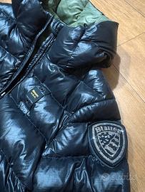 Blauer piumino bambina