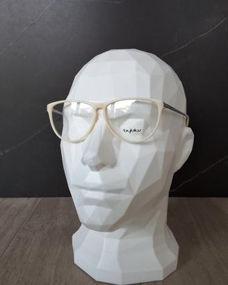 Montatura occhiali Byblos unisex bianco/grigio
