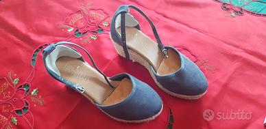 Scarpe Donna Espadrilas n° 35 Blu Marino