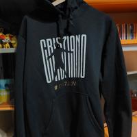 Felpa nera con stampa Cristiano Ronaldo