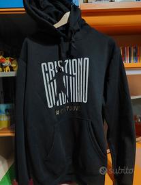 Felpa nera con stampa Cristiano Ronaldo