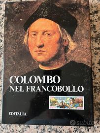 LIBRO COLOMBO NEL FRANCOBOLLO