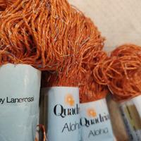 4 matasse di cotone arancione