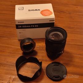 Sigma 24-105 Art Sony A con adattatore LA-EA3 