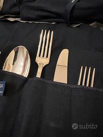 Set posate Sambonet in alpacca argentata