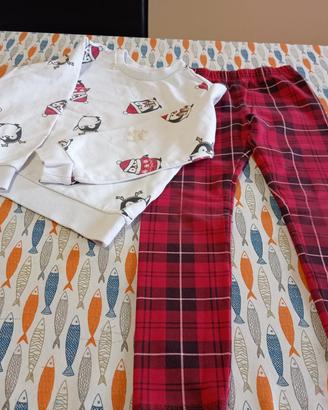Completo bimba Felpa e Pantalone OVS 6/7 anni