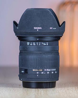 Sigma DC 17-70mm f2.8-4.5 Macro HSM per Canon EF